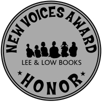 Lee & Low books New Voices Award Honor seal