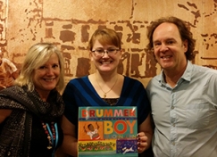 Stacy Whitman with author Mark Greenwood and illustrator Frané Lessac